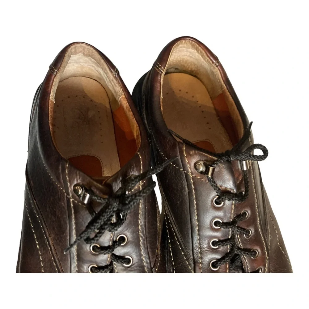 Clarks Nebulae Style Mens 10.5 M Brown Leather Lace Up Casual Shoes 10.5